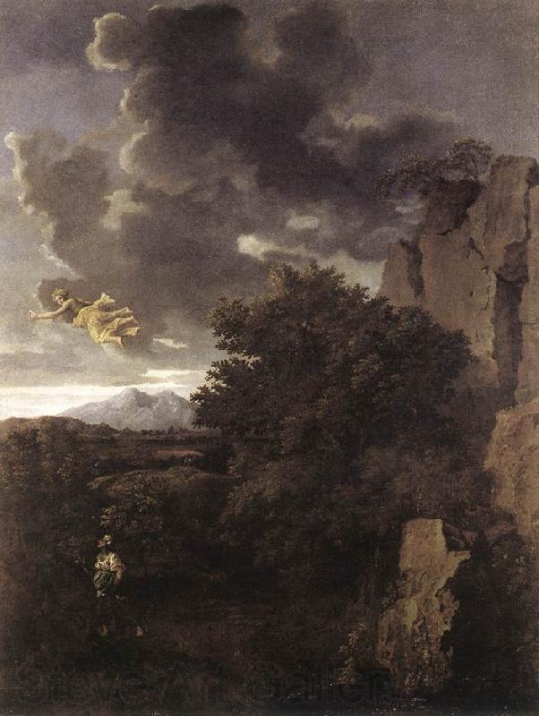 Nicolas Poussin Hagar and the Angel